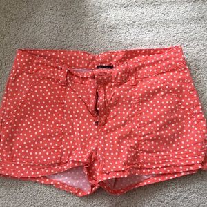 Splendid Orange Polka Dot Shorts